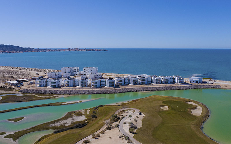 Kayak in your backyard lake in the morning